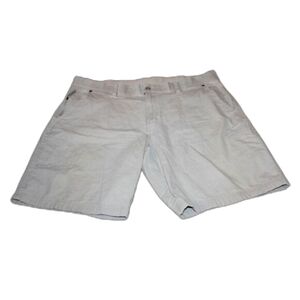 Weatherproof Khaki Cotton Blend Casual Shorts - Size 40 - 10" Inseam